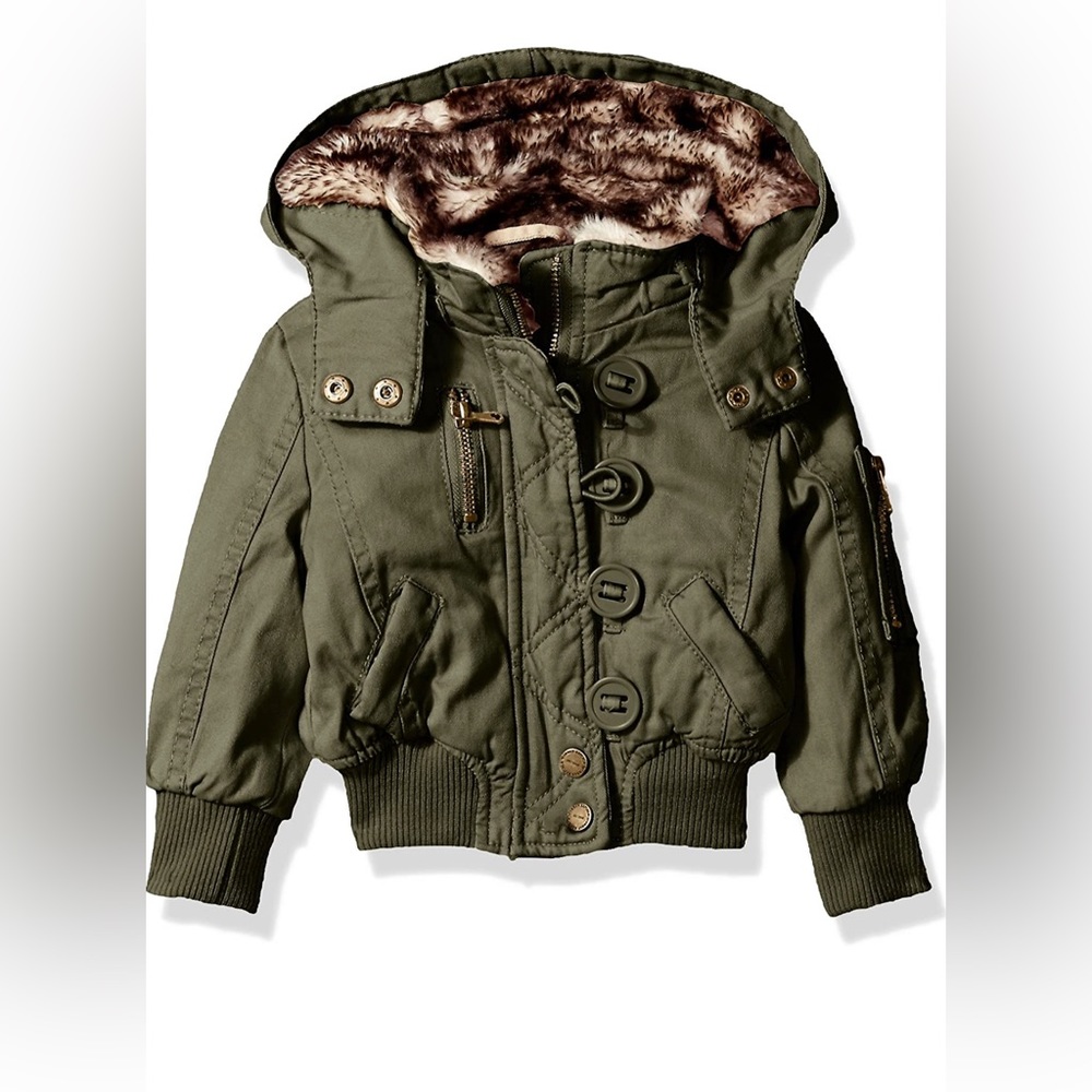 Urban republic cotton twill bomber jacket NWT size 5/6
